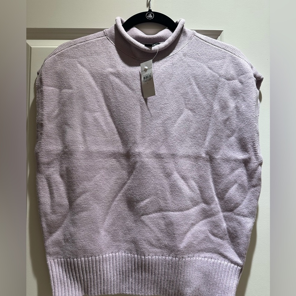 Ann Taylor Women’s Light Purple Turtleneck Sweater